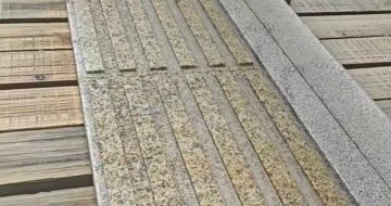 成都黄金麻盲道石 盲条