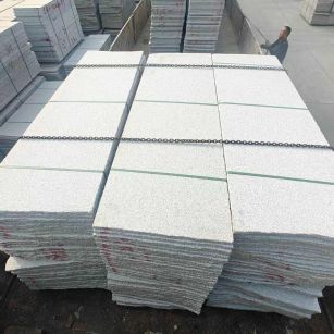 成都芝麻白毛板，石材毛板