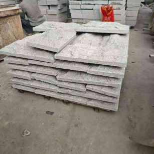 成都芝麻白蘑菇石，自然面