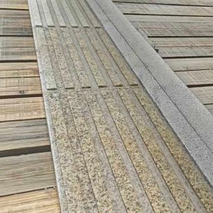 成都黄金麻盲道石 盲条