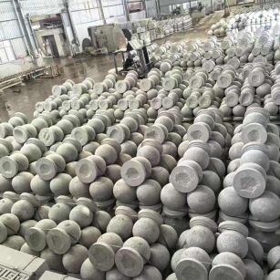 成都芝麻白圆球 石球 挡车球
