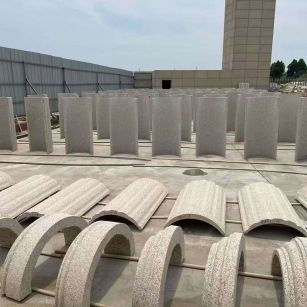 成都黄金麻别墅柱皮 异形 线条定制