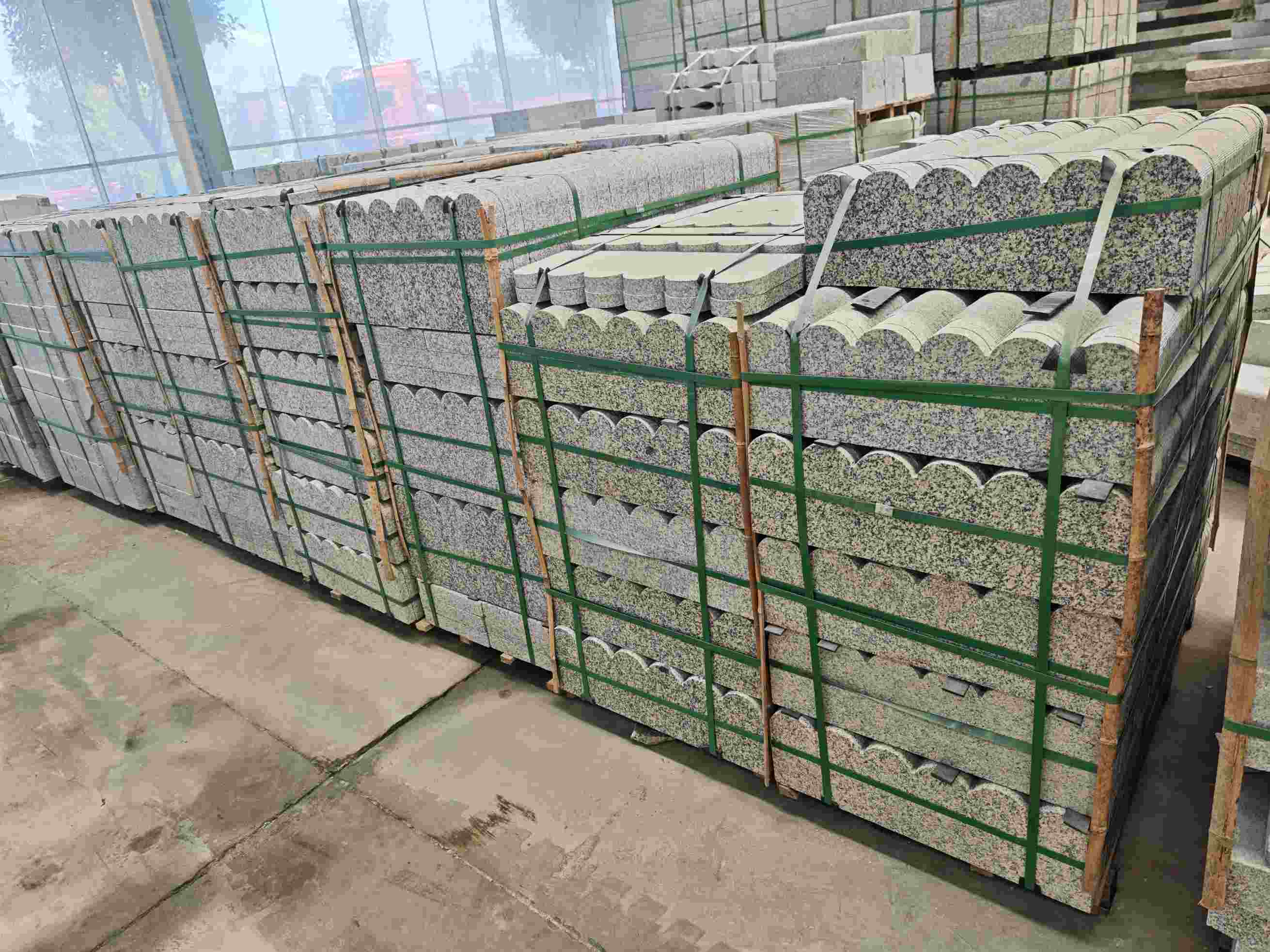 成都芝麻白芙蓉白花边石