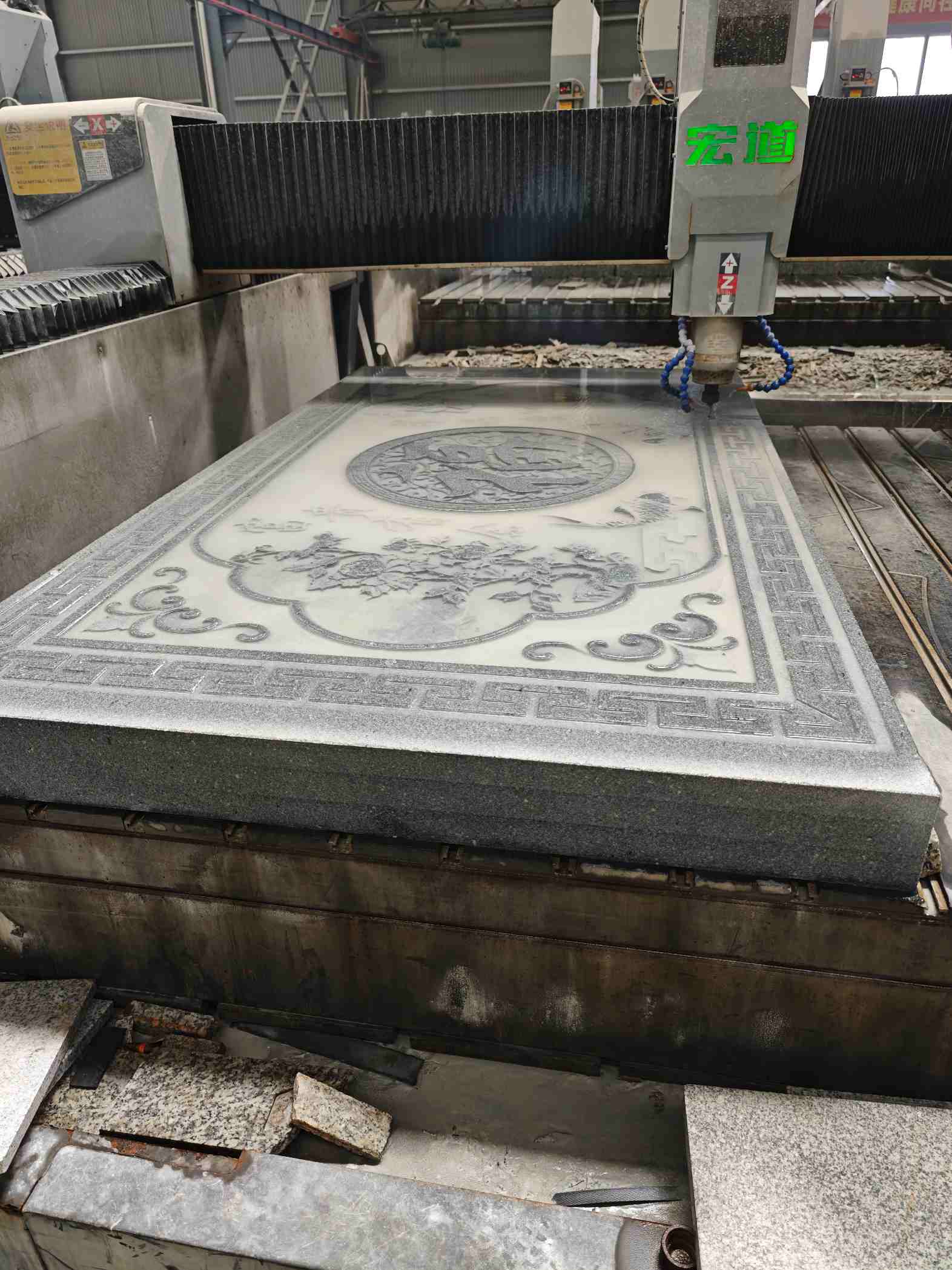 成都芝麻灰雕刻版异形雕刻异形定制